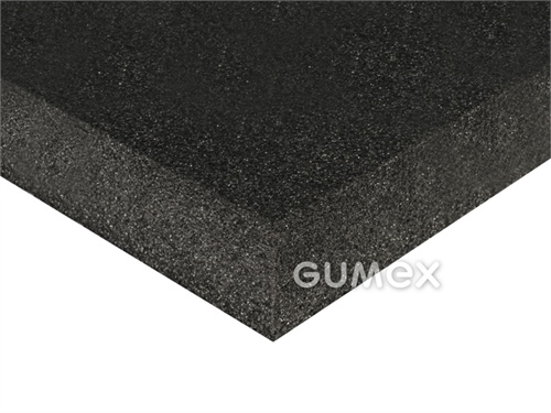 NOPASMART, 15mm, 2750x600mm, Dichte 35kg/m3, glatte Oberfläche, LDPE, -20°C/+50°C, schwarz, 